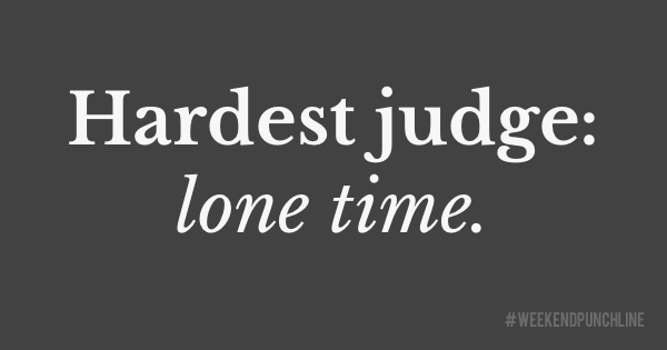 Hardest judge: lone time